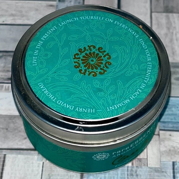 💖3/$15💖 rareESSENCE Clarity Travel Tin Candle 4oz 100% Pure Essential Oils - Picture 2 of 5